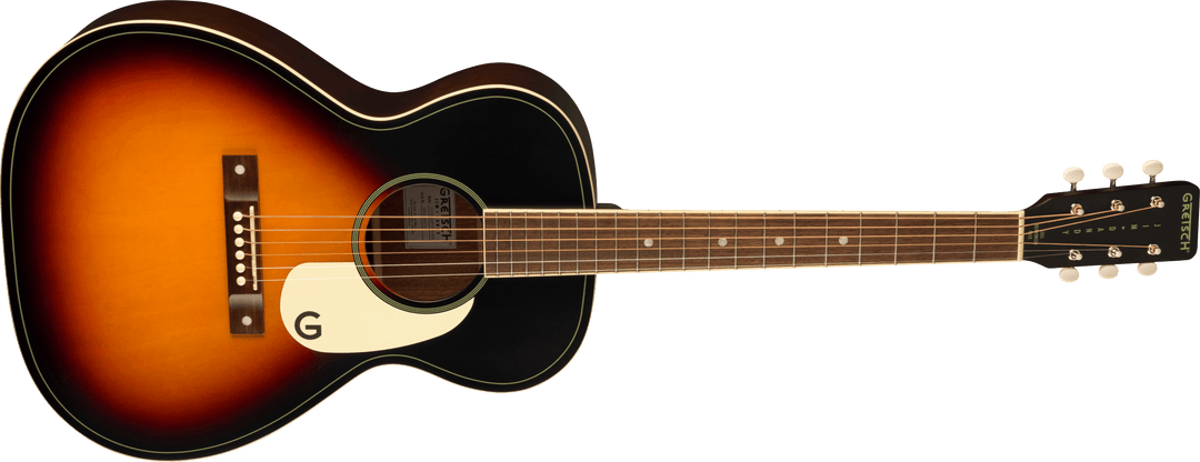 Gretsch Jim Dandy™ Concert, Walnut Fingerboard, White Pickguard, Rex Burst