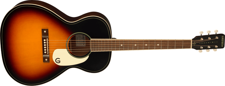 Gretsch Jim Dandy™ Concert, Walnut Fingerboard, White Pickguard, Rex Burst