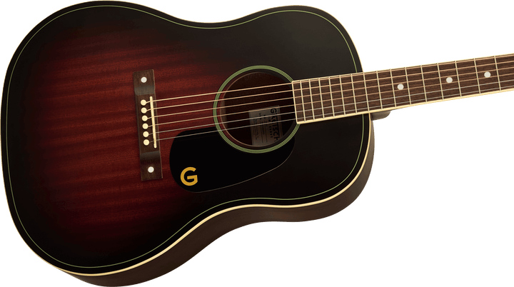 Gretsch Jim Dandy™ Dreadnought, Walnut Fingerboard, Black Pickguard, Deep Cherry Burst