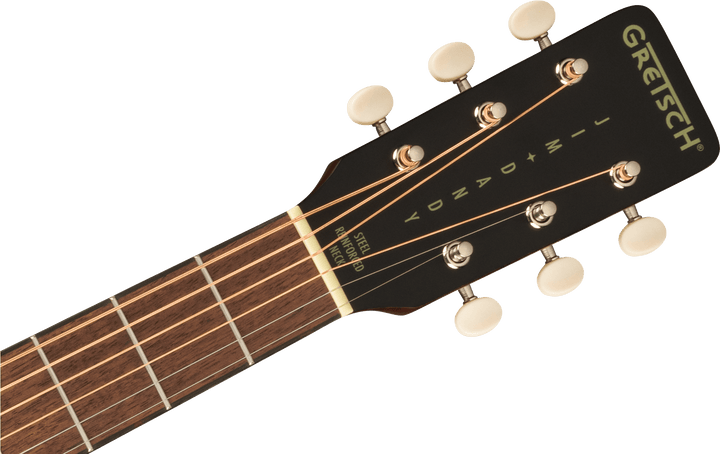 Gretsch Deltoluxe Dreadnought, Walnut Fingerboard, Tortoiseshell Pickguard, Black Top