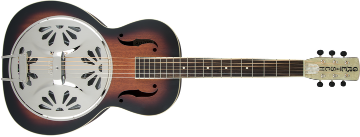 Gretsch G9220 Bobtail™ Round-Neck A.E., Mahogany Body Spider Cone Resonator Guitar, Fishman® Nashville Resonator Pickup, 2-Color Sunburst