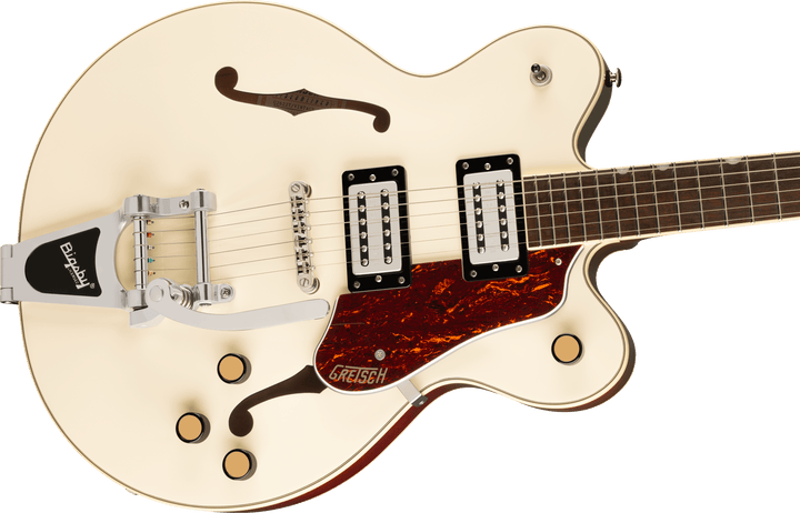 Gretsch G2622T Streamliner™ Center Block Double-Cut with Bigsby®, Laurel Fingerboard, Broad’Tron™ BT-3S Pickups, Vintage White