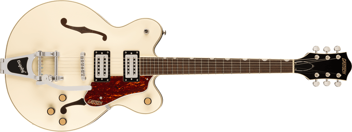 Gretsch G2622T Streamliner™ Center Block Double-Cut with Bigsby®, Laurel Fingerboard, Broad’Tron™ BT-3S Pickups, Vintage White