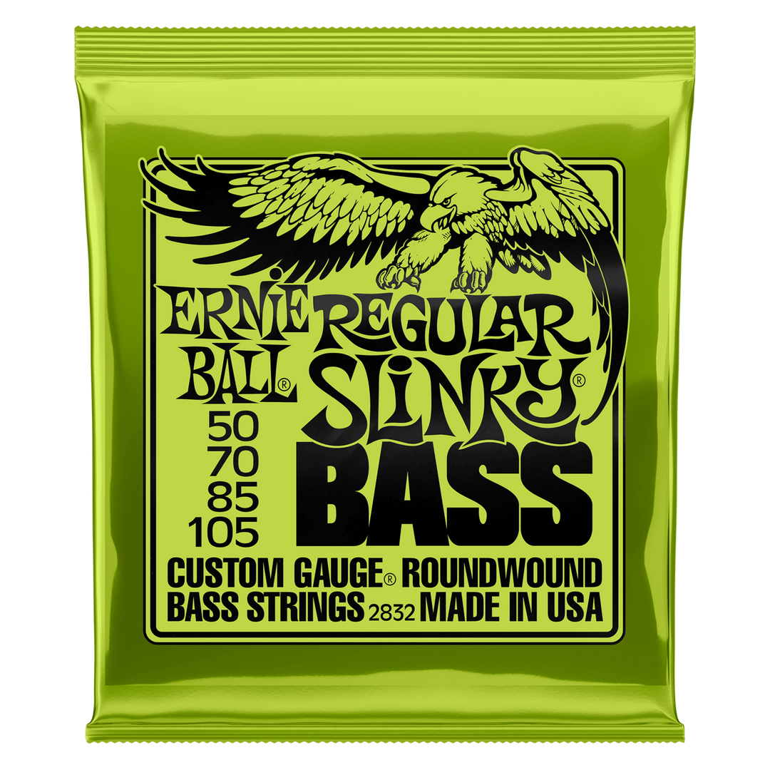Bass Gtr Str Set 50/105 Reg Slinky Lime