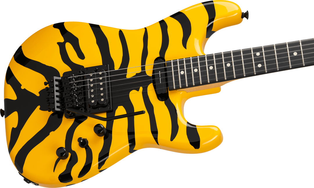 Jackson Pro Origins 1985 Limited Edition San Dimas® SD1 HH FR, Ebony Fingerboard, Yellow Bengal
