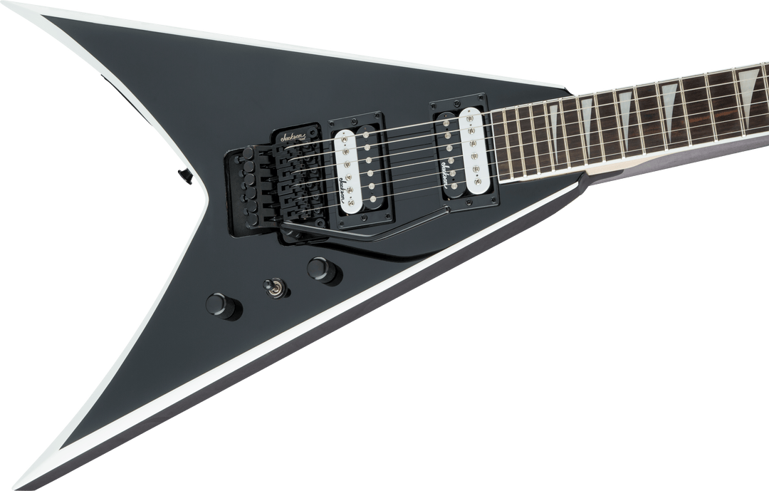 Jackson JS Series King V™ JS32, Amaranth Fingerboard, Black with White Bevels