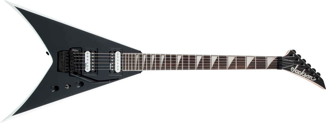 Jackson JS Series King V™ JS32, Amaranth Fingerboard, Black with White Bevels