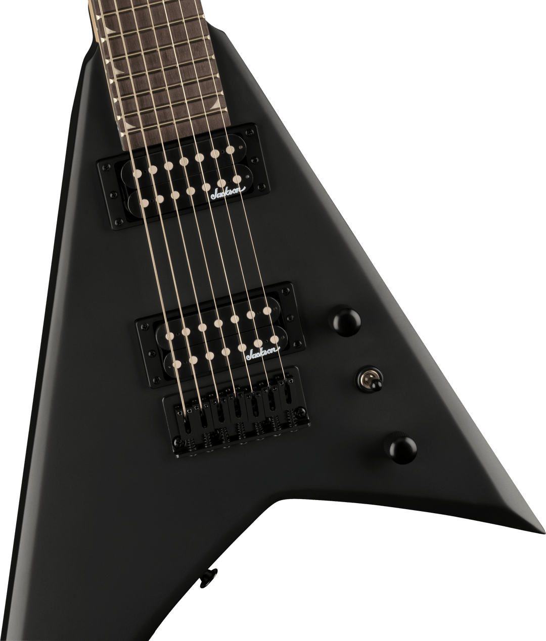 Jackson JS Series Rhoads JS22-7 RR HT, Amaranth Fingerboard, Satin Black