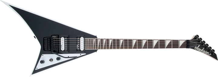 Jackson JS Series Rhoads JS32, Amaranth Fingerboard, Black with White Bevels