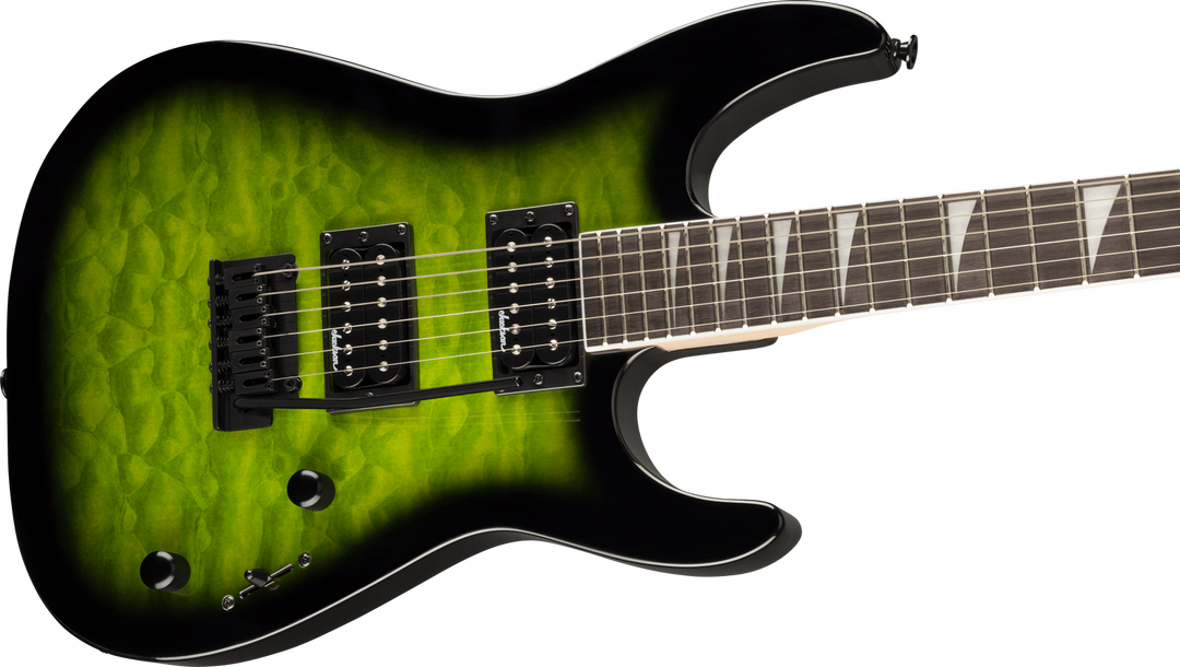 Jackson JS Series Dinky JS20 Electric Guitar Transparent Green Burst