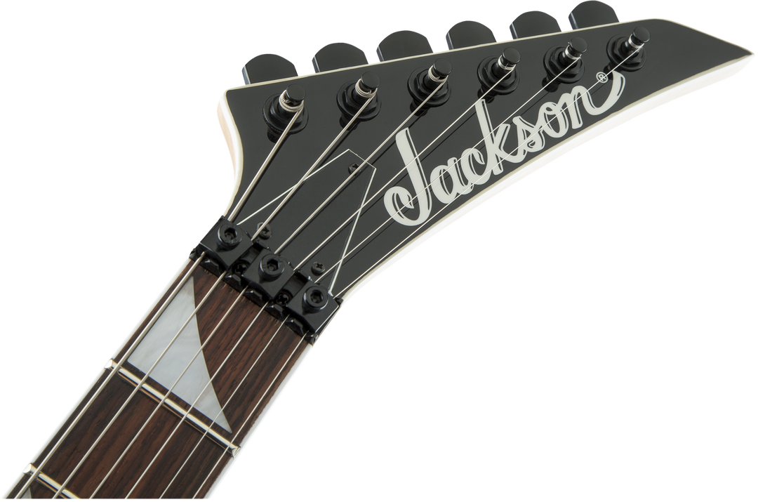 Jackson JS32 King V White with Black Bevels