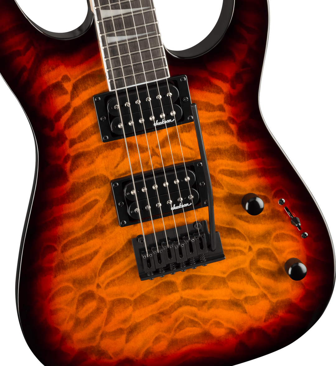 Jackson JS Series Dinky JS20 Electric Guitar Transparent Tobacco Burst