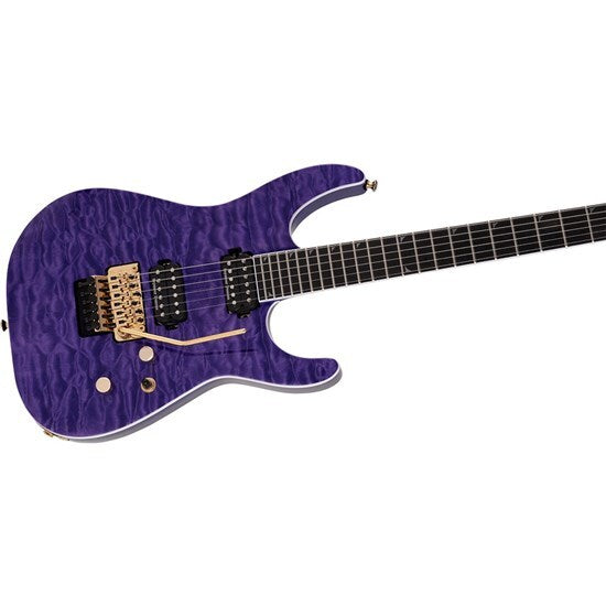 Jackson Pro Soloist Sl2Q Mah Electric Guitar - Trans Purple