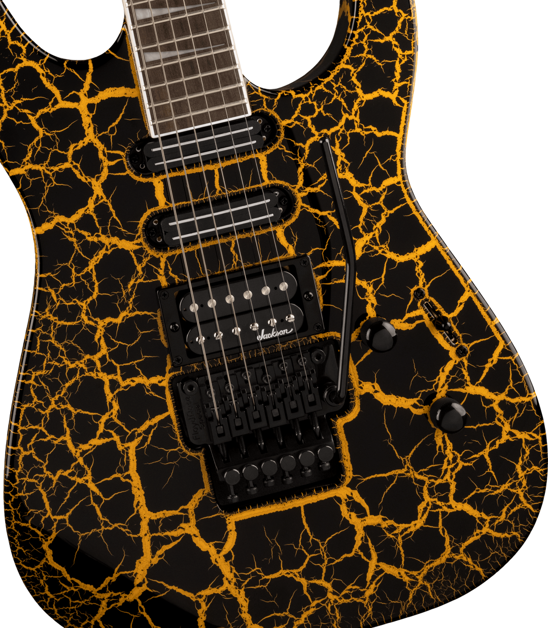 Jackson X Series Soloist Sl3 DX - Yellow Crackle