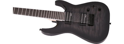 Jackson JS Series Dinky® Arch Top JS22Q-7 DKA HT, Amaranth Fingerboard, Transparent Black Burst
