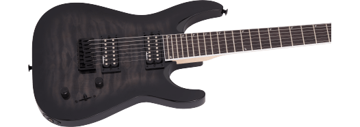 Jackson JS Series Dinky® Arch Top JS22Q-7 DKA HT, Amaranth Fingerboard, Transparent Black Burst
