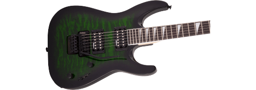 JS Series Dinky® Arch Top JS32Q DKA, Amaranth Fingerboard, Transparent Green Burst