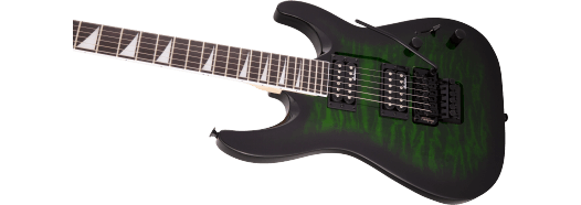 JS Series Dinky® Arch Top JS32Q DKA, Amaranth Fingerboard, Transparent Green Burst
