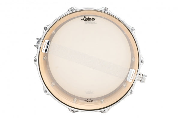 Ludwig Acro Bronze LZ654BM 14" x 6.5" Brushed Snare Drum w/ P86CH