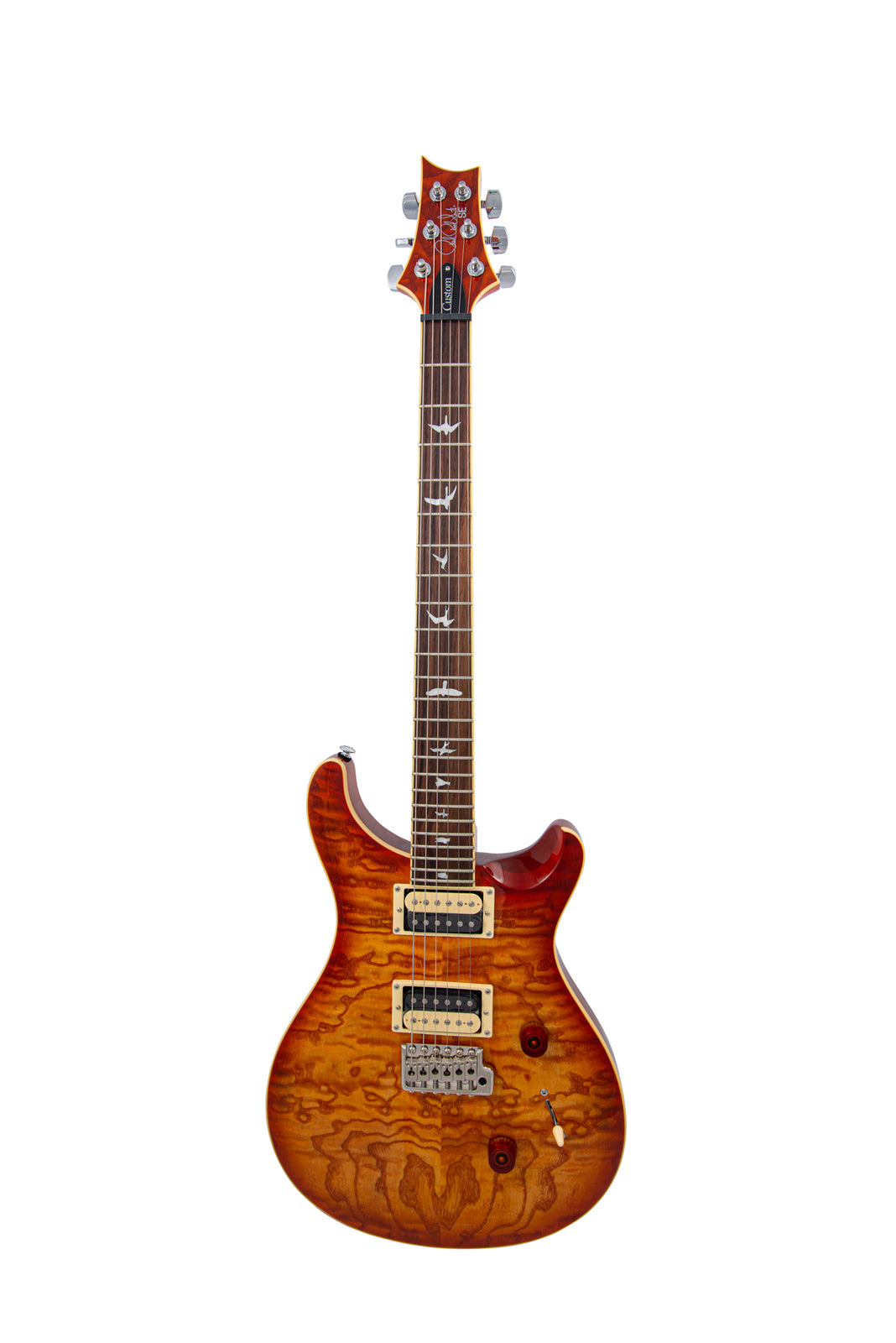 PRS SE Custom 24 Exotic Burled Ash Electric Guitar