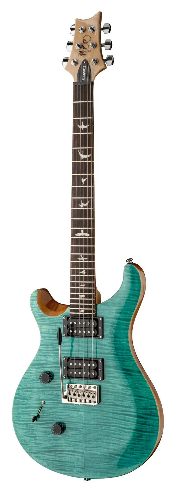 PRS SE Custom 24 Left Handed in Turquoise