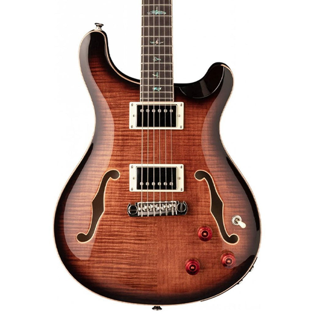 PRS SE Hollowbody II Piezo in Black Gold Burst