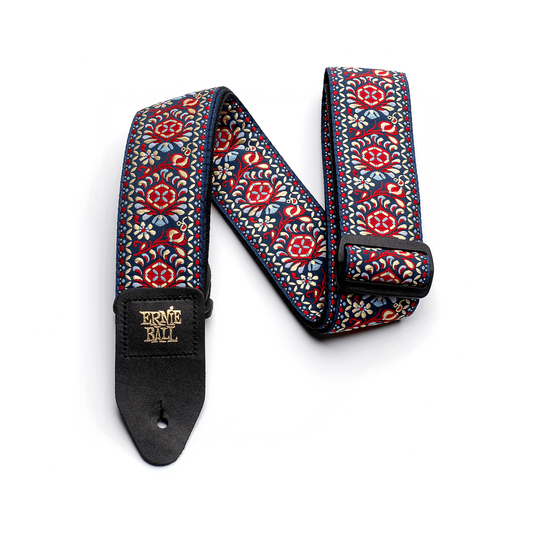 Royal Bloom Woven Jacquard Strap