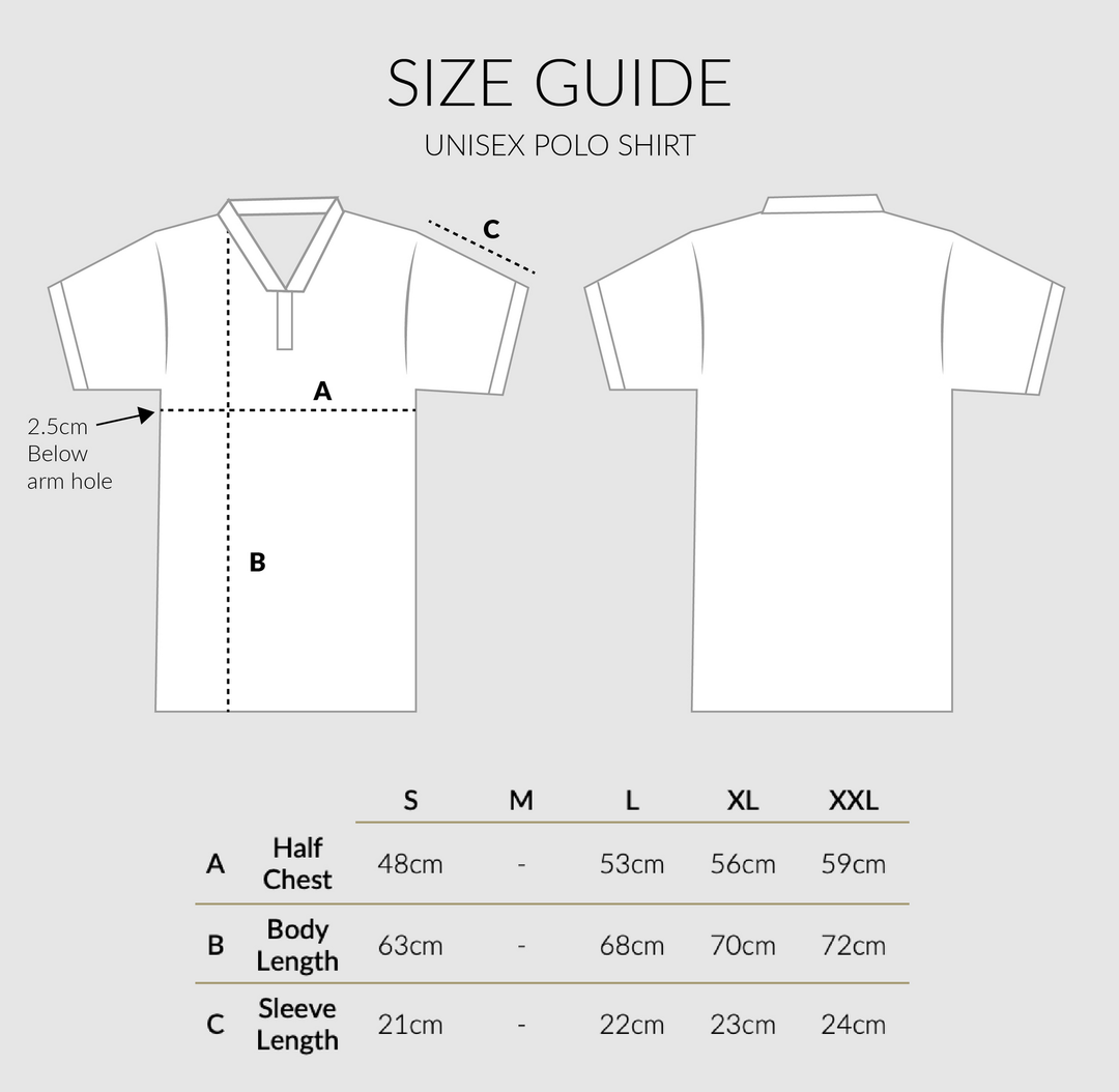 60th Anniversary Polo Shirt Size Large