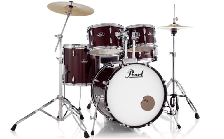 Pearl Roadshow 22" Fusion Plus Drum Kit Package - Red Wine