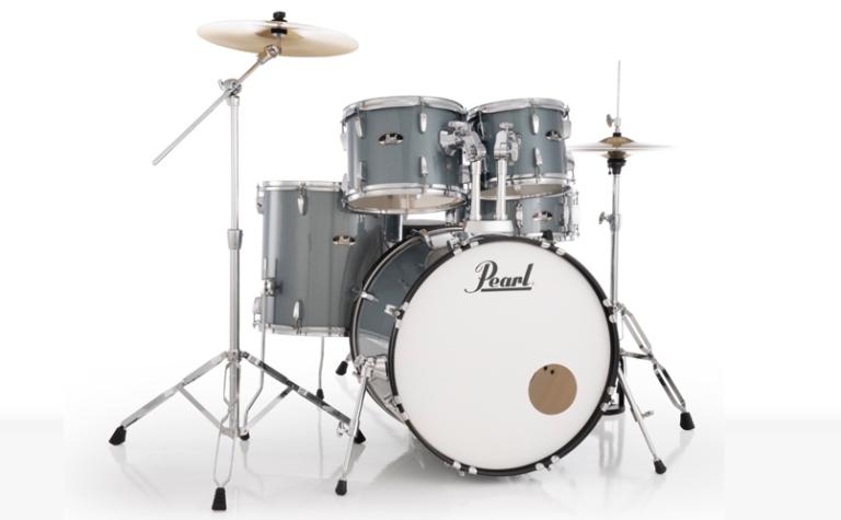Pearl Roadshow 22" Fusion Plus Drum Kit Package - Charcoal Metallic