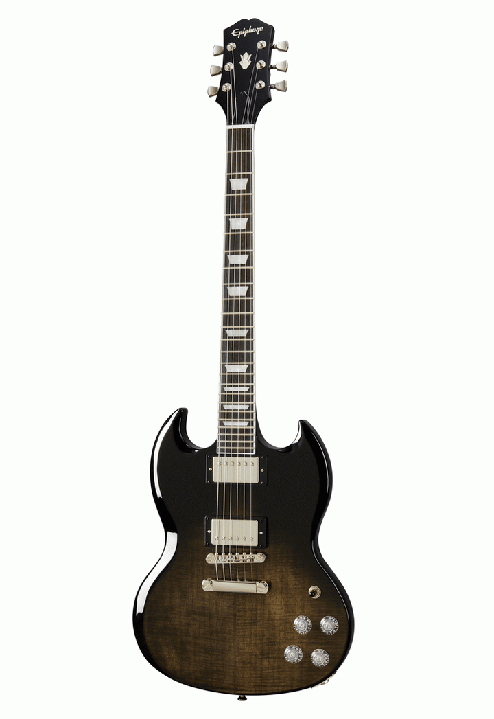 Epiphone SG Modern Figured Trans Black Fade