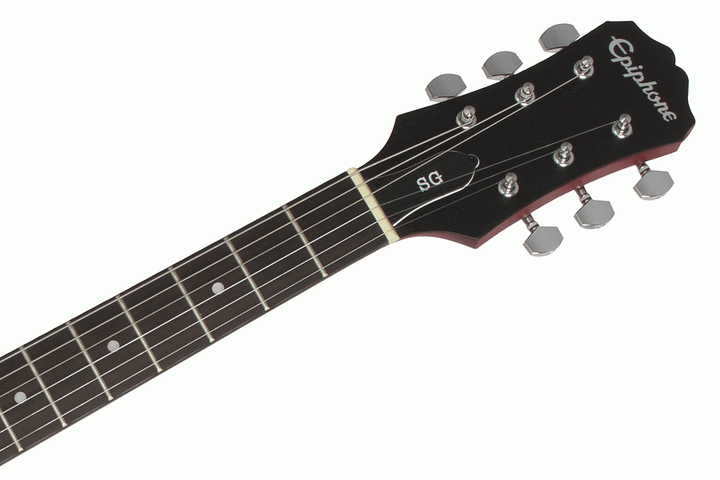 The Epiphone SG Special Satin E1 Worn Heritage Cherry
