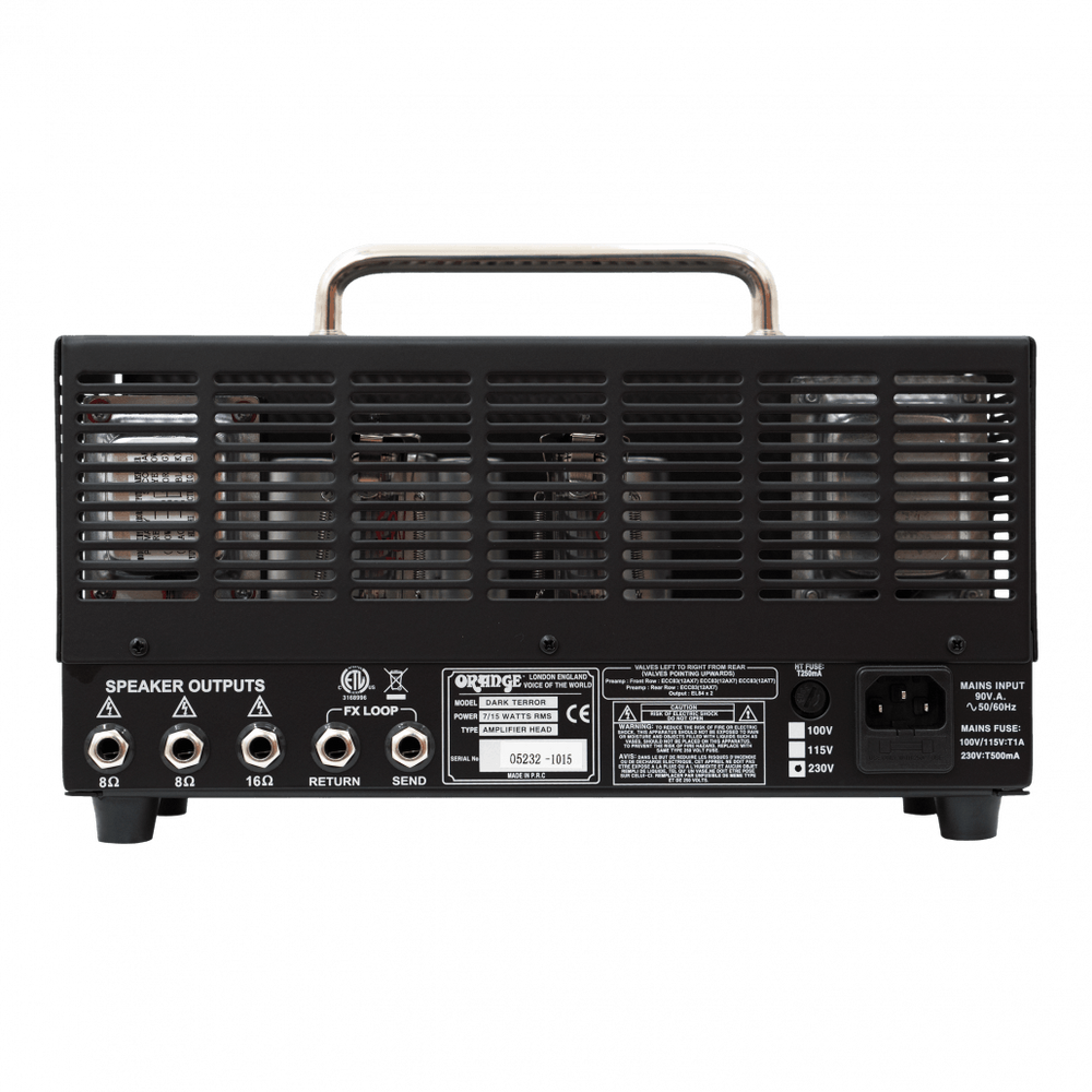 Orange Da15H Dark Terror Guitar Valve Head