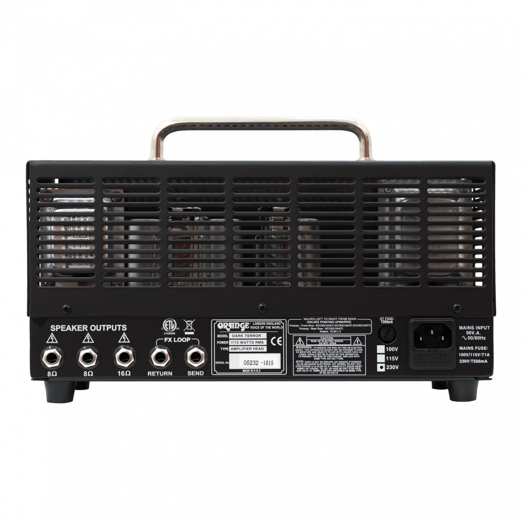 Orange Da15H Dark Terror Guitar Valve Head
