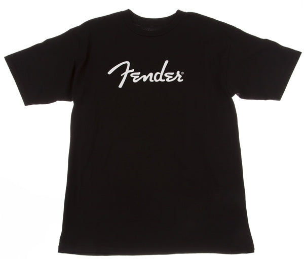 Fender Spaghetti Logo Tee Black - Large
