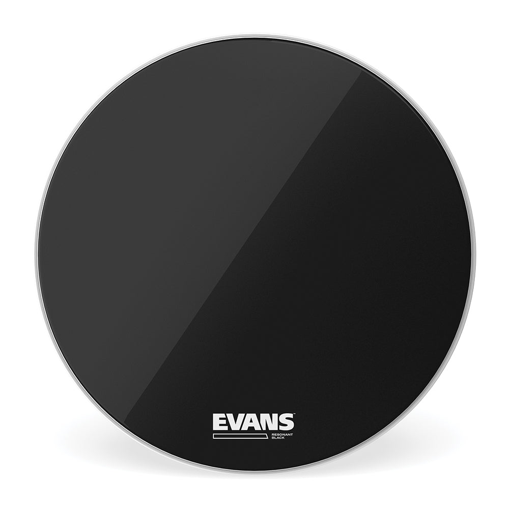 22 Inch Bass Drum Head Resonant Black