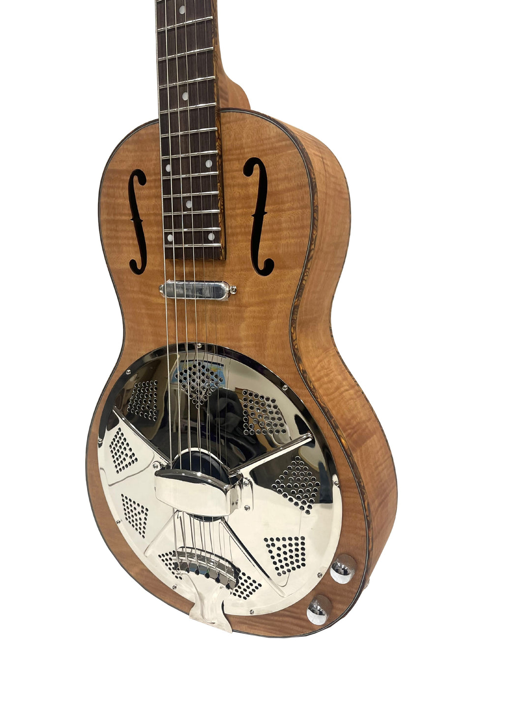 Bourbon Street 12 Fret Parlor Resonator Guitar - with case