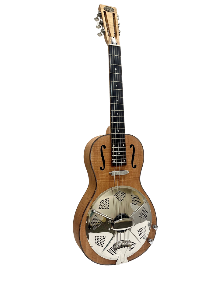 Bourbon Street 12 Fret Parlor Resonator Guitar - with case