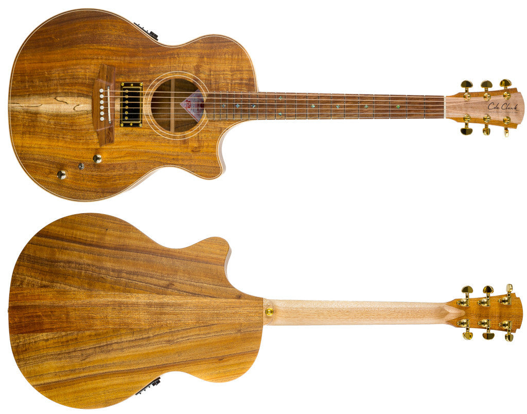 Cole Clark TL2EC All Blackwood Thinline With Humbucker