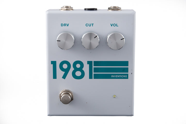 1981 Inventions Drive Pedal - White & Teal