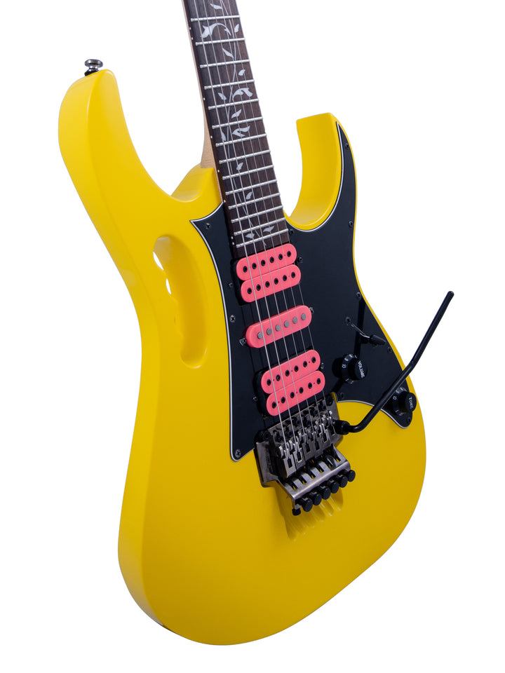 Ibanez Jem Jr Steve Vai Signature Electric Guitar in Yellow