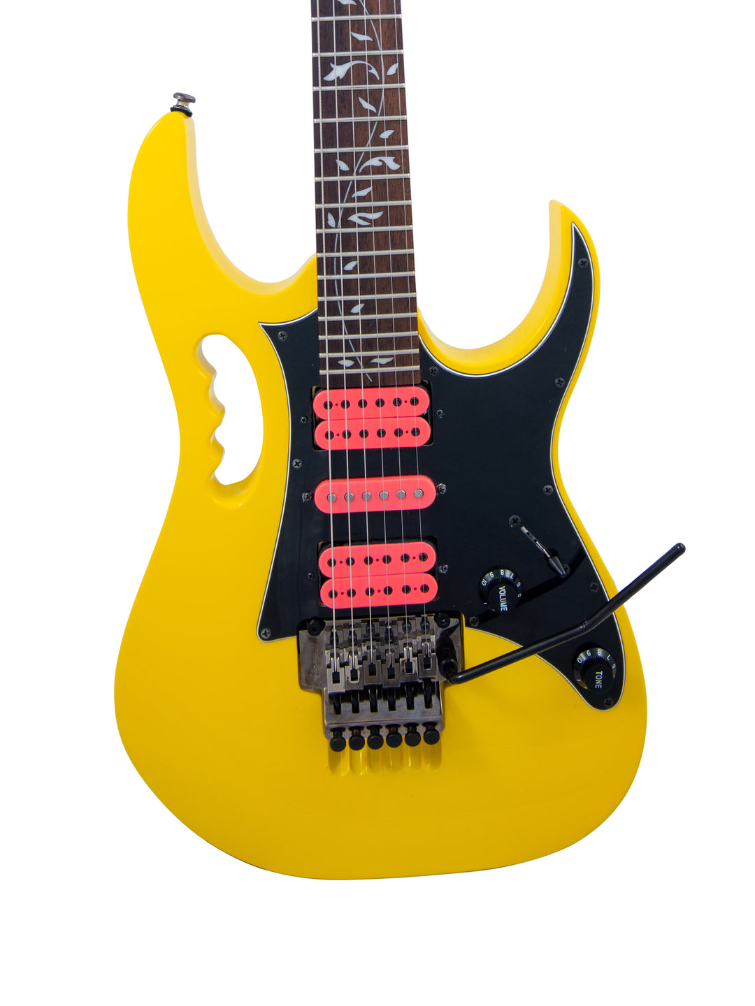 Ibanez Jem Jr Steve Vai Signature Electric Guitar in Yellow