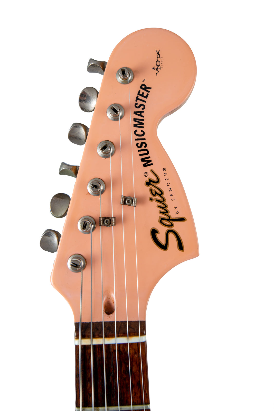 Fender Squier MusicMaster Electric Guitar in Shell Pink - Pre-Loved