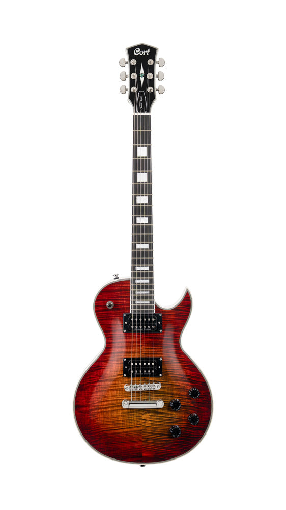 Cort Classic Rock CR300 Deluxe Flaming Burst Electric Guitar