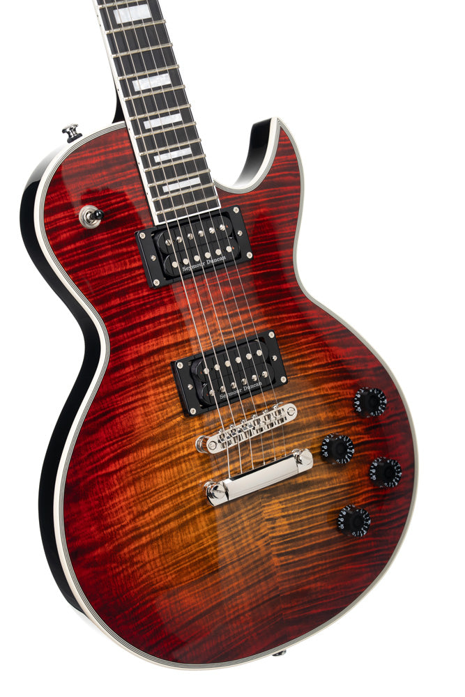 Cort Classic Rock CR300 Deluxe Flaming Burst Electric Guitar