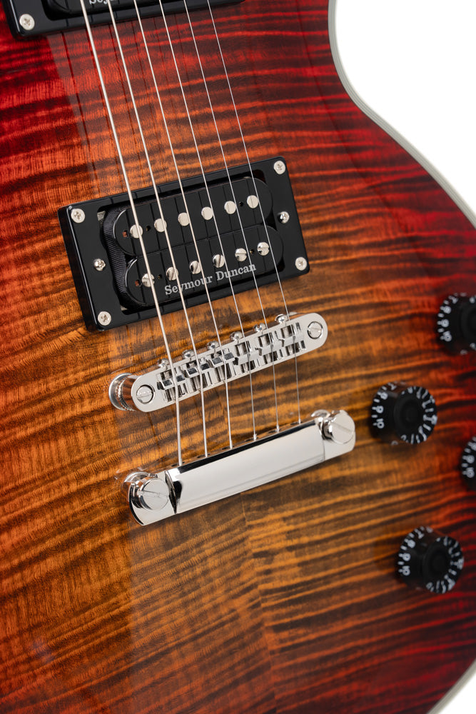 Cort Classic Rock CR300 Deluxe Flaming Burst Electric Guitar