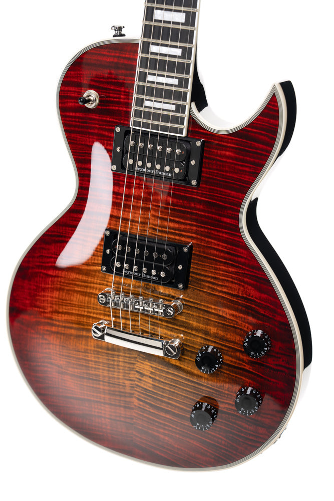 Cort Classic Rock CR300 Deluxe Flaming Burst Electric Guitar