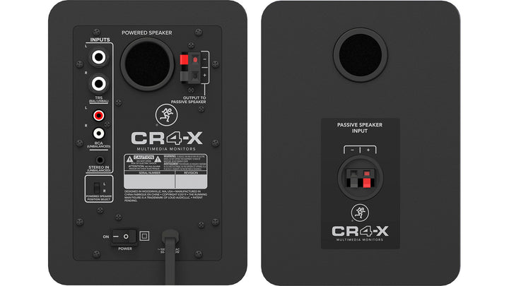Mackie CR4-X 4" Multimedia Powered Monitors Pair