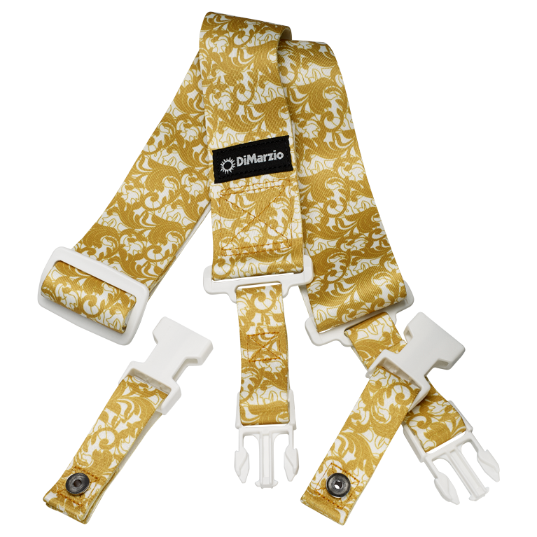 Dimarzio Utopia Cliplock Strap White