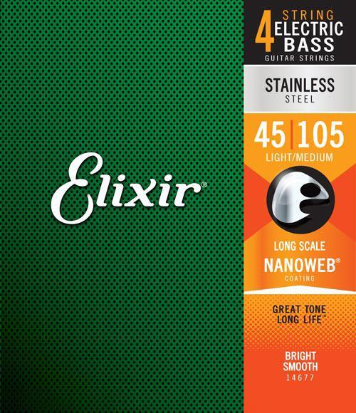 Elixir Nano Stainless Steel Bass 5 Strings